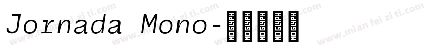 Jornada Mono字体转换